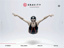 Tablet Screenshot of gravityclub.com